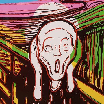 Andy Warhol, The Scream (After Munch), (1984). Sparebankstiftelsen DNB. Foto: LJMV