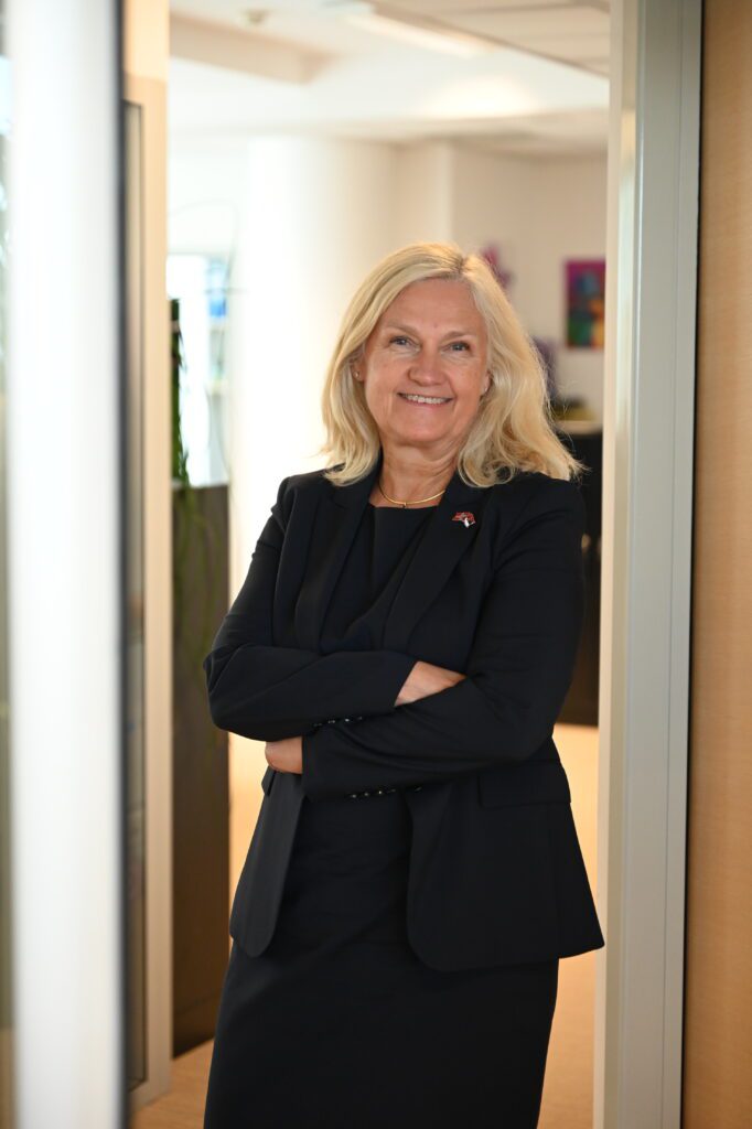 Nj. E. ambasadorka Kristin Melsom. Copyright CorD
