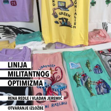 „Linija militantnog optimizma“ Rene Redle i Vladana Jeremić u Galeriji ULUS