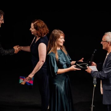 Biljana Tutorov i Petar Glomazić, Foto Sarajevo Film Festival, (c) Obala Art Centar Film „Planina“ osvojio Srce Sarajeva za najbolji dugometražni dokumentarni film na 32. Sarajevo Film Festivalu