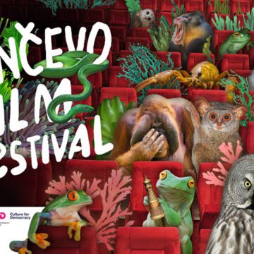 10. PAFF plakat, autorka Johanna Marcadé-Mot Preporuke filmova – jubilarni filmski festival u Pančevu: Formalni eksperimenti i dekonstrukcije